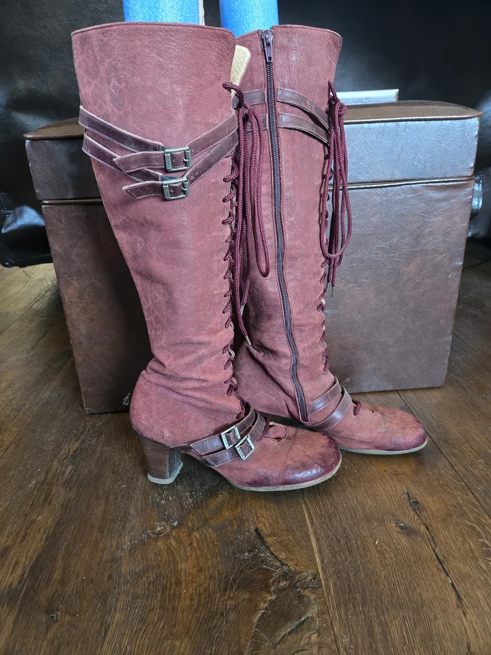 Fluevog Operetta - Hjordis (Burgundyl - Picture 2 of 5